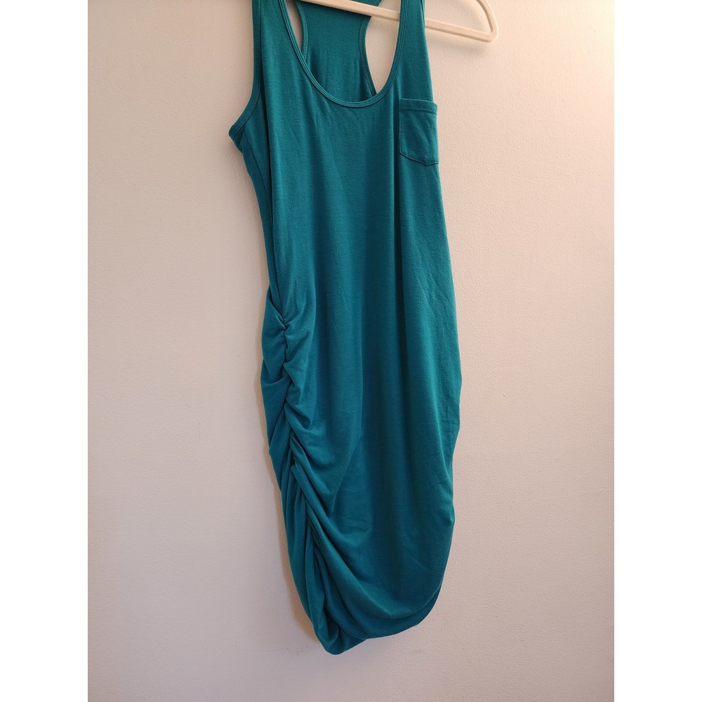 VTG Style GUESS Y2K Grunge Cyber Bodycon Racerback Mini Dress Small - Picture 2 of 7